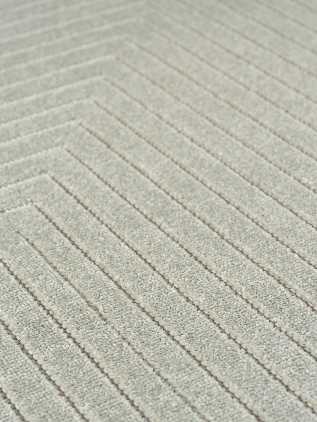 Teppich Salbeigrün Läufer Polypropylen (Kurzflor) Interieur Wohnaccessoire ENGADIN Dekor_