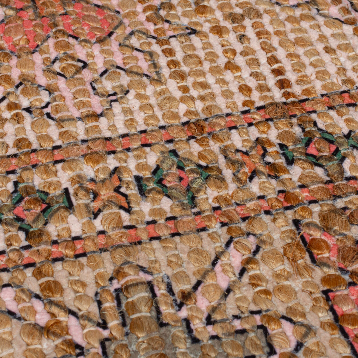 Teppich Flachgewebe Orientalisch - Wohnzimmer Rosa Läufer