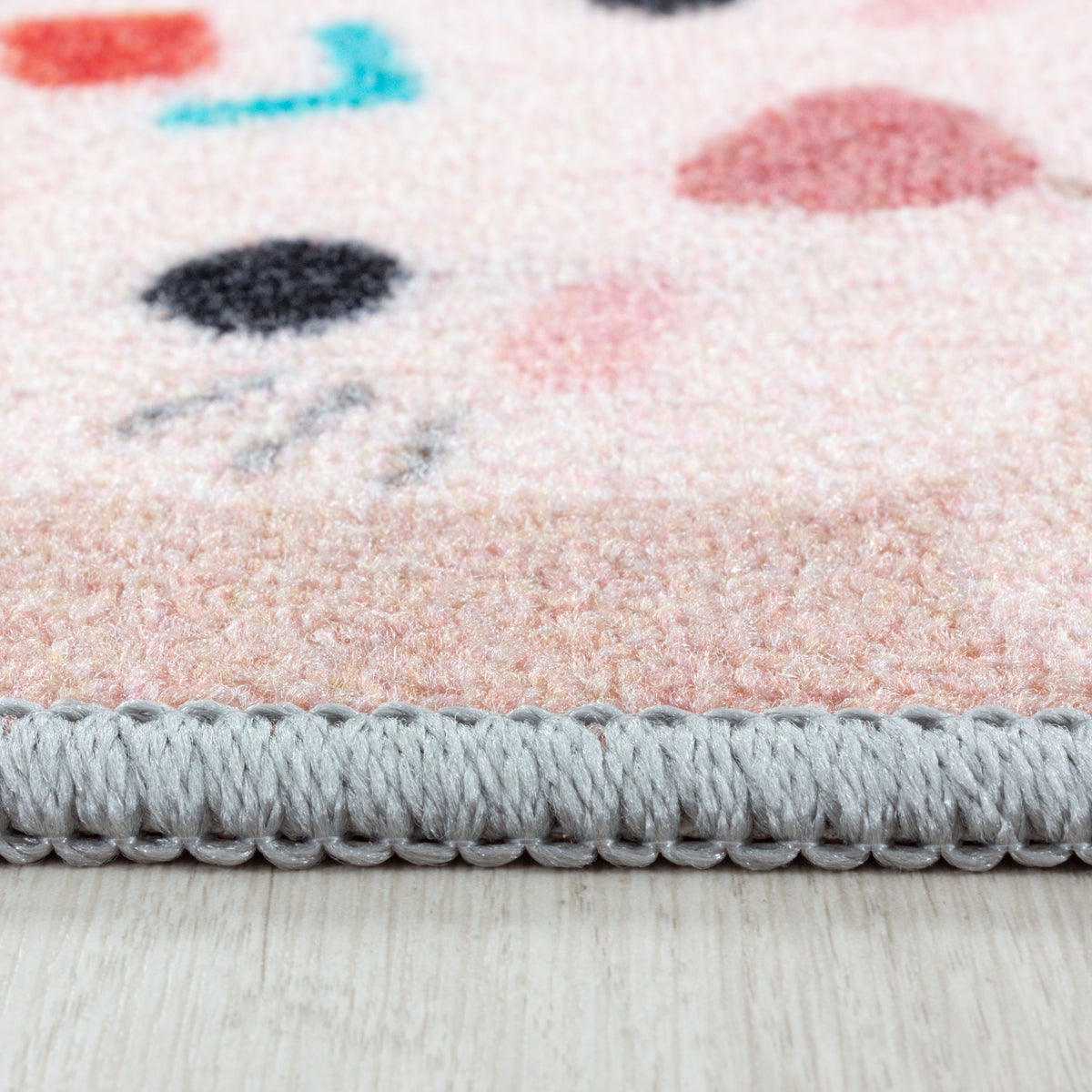 Teppich Kinder Flachgewebe Hüpfspiel Polyamid Antirutsch Kinderzimmer Läufer