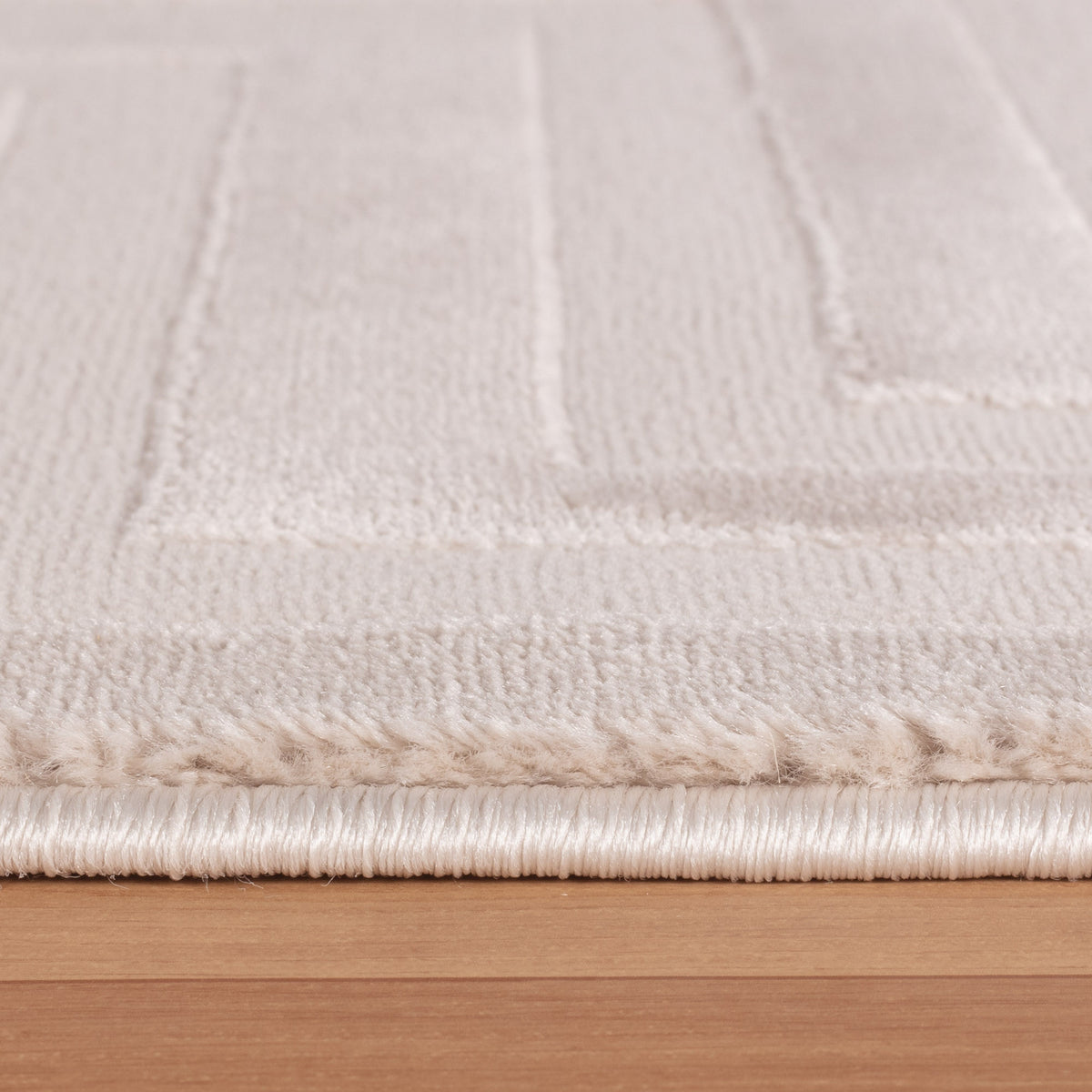 Kurzflor-Teppich 3D-Muster – Waschbar & Strapazierfähig | Heatset-Veredelung für Wolloptik – Ansicht 11