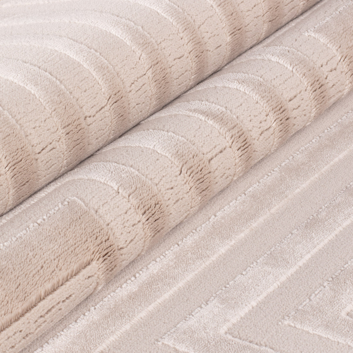Kurzflor-Teppich 3D-Muster – Waschbar & Strapazierfähig | Heatset-Veredelung für Wolloptik – Ansicht 15