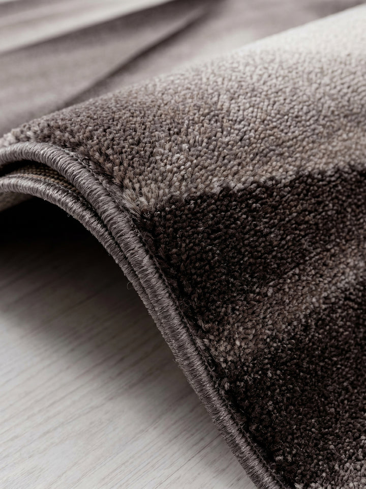 Teppich Brown Läufer Florhöhe Profil_