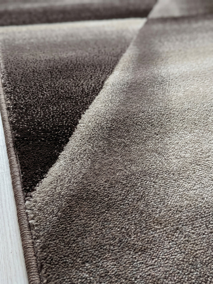 Teppich Brown Läufer Farbdetail Muster_