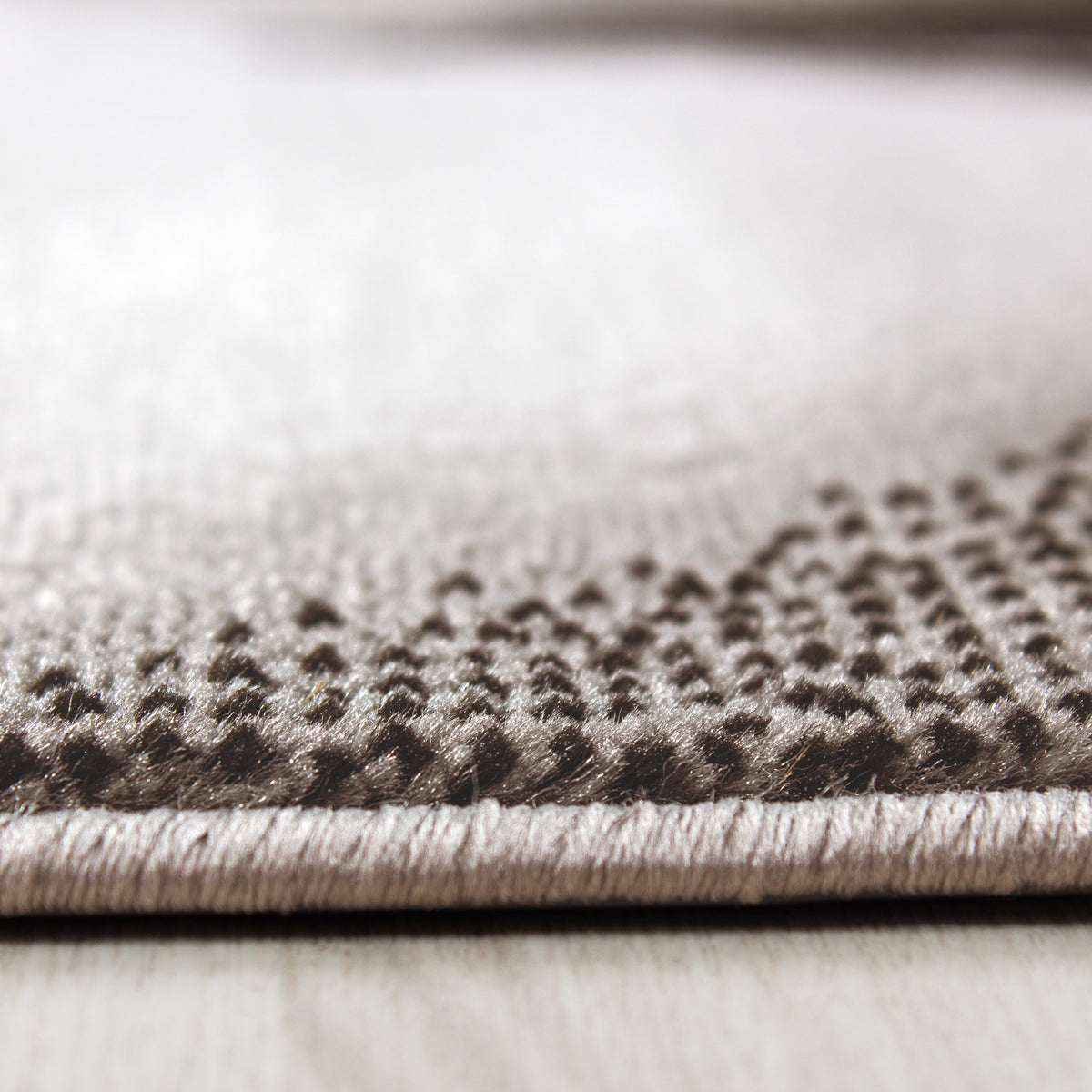 Kurzflor-Teppich Wellen-Muster – Waschbar & Strapazierfähig | Heatset-Veredelung für Wolloptik – Ansicht 3