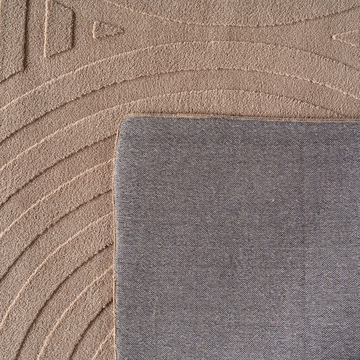 Kurzflor-Teppich Bogenmuster Symmetrisch – Waschbarer Art-Déco-Stil – Ansicht 12