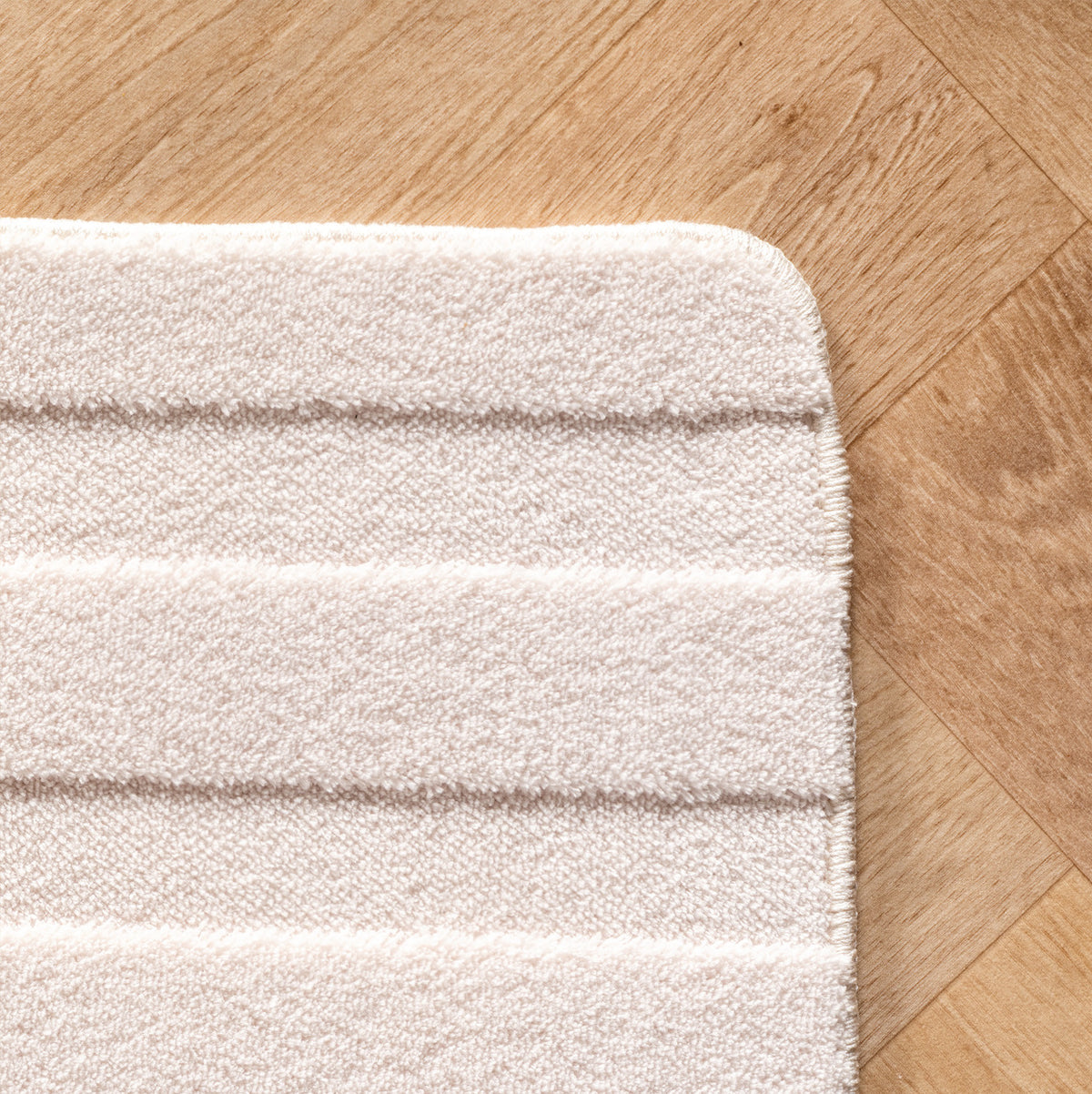Kurzflor-Teppich Bogenmuster Symmetrisch – Waschbarer Art-Déco-Stil – Ansicht 8