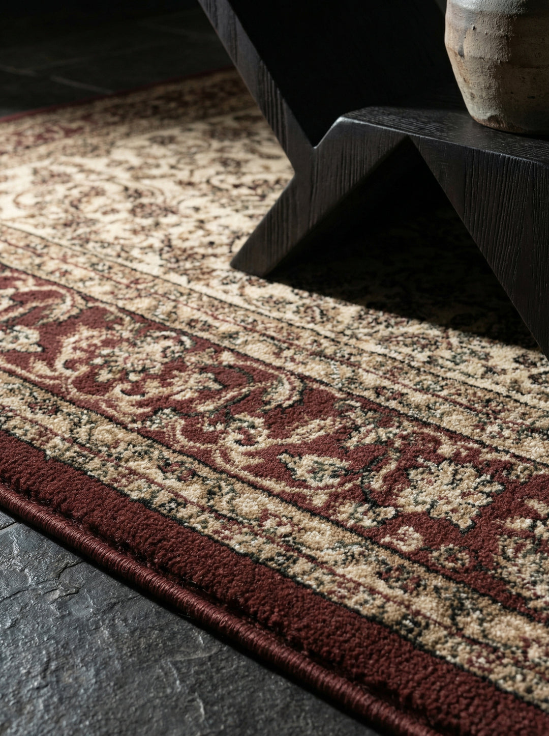 Teppich Kurzflor Boho Ornament Polypropylen Gewebt_Läufer_