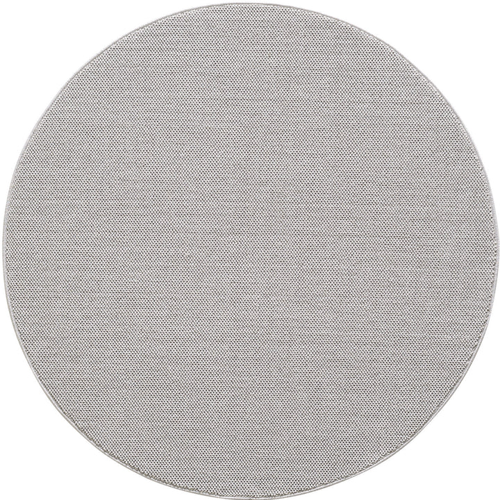 Teppich Kurzflor Flachgewebe Uni-Design Polypropylen Wohnzimmer_Rund_