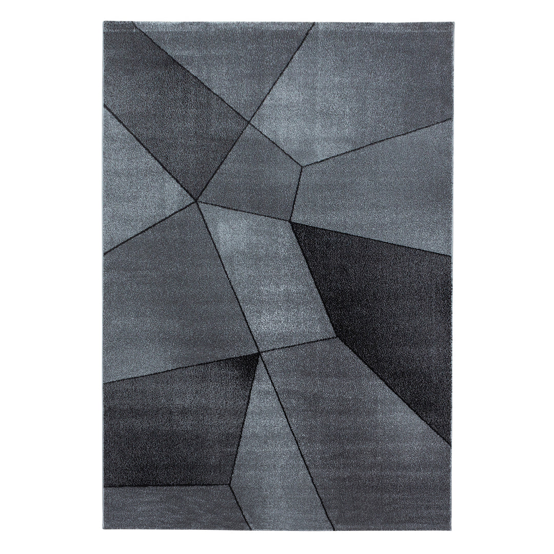 Teppich Kurzflor Geometrisch Polypropylen Wohnzimmer_Läufer_