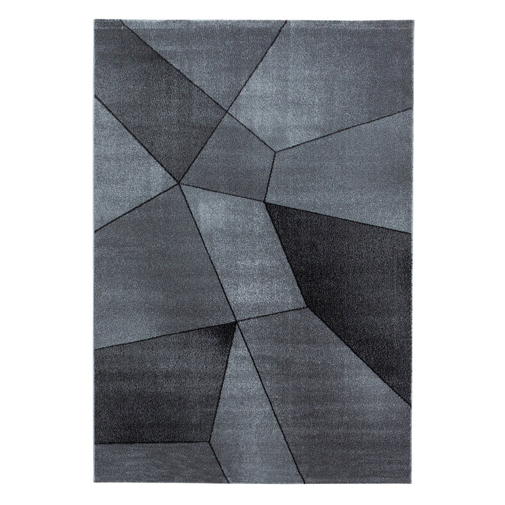 Teppich Kurzflor Geometrisch Polypropylen Wohnzimmer_Läufer_