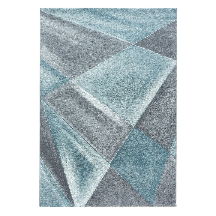 Teppich Kurzflor Geometrisch Polypropylen Wohnzimmer_Läufer_
