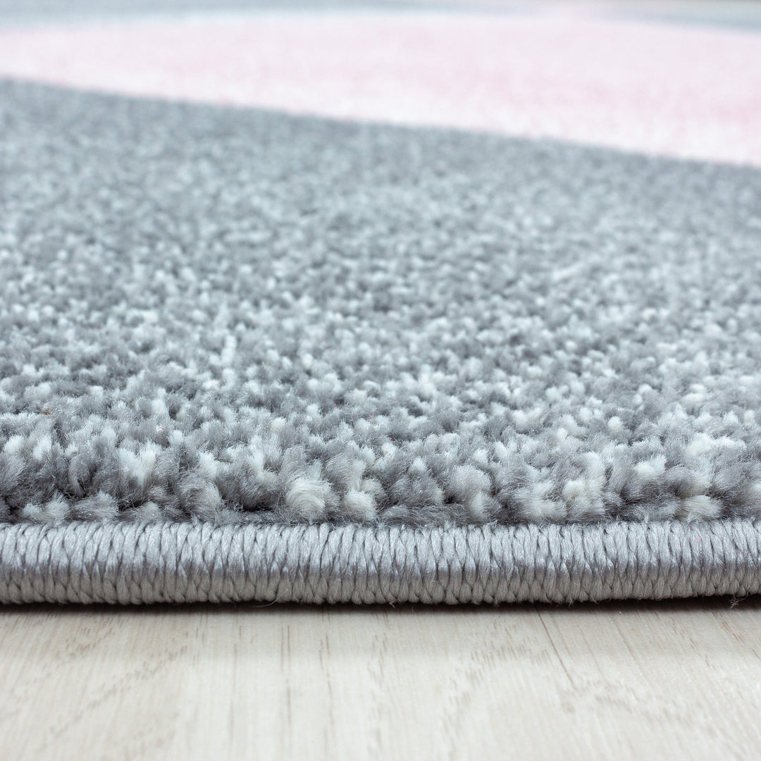 Teppich Kurzflor Geometrisch Polypropylen Wohnzimmer_Läufer_