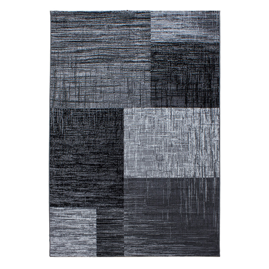 Teppich Kurzflor Karo-Abstrakt Polypropylen Wohnzimmer_Läufer_