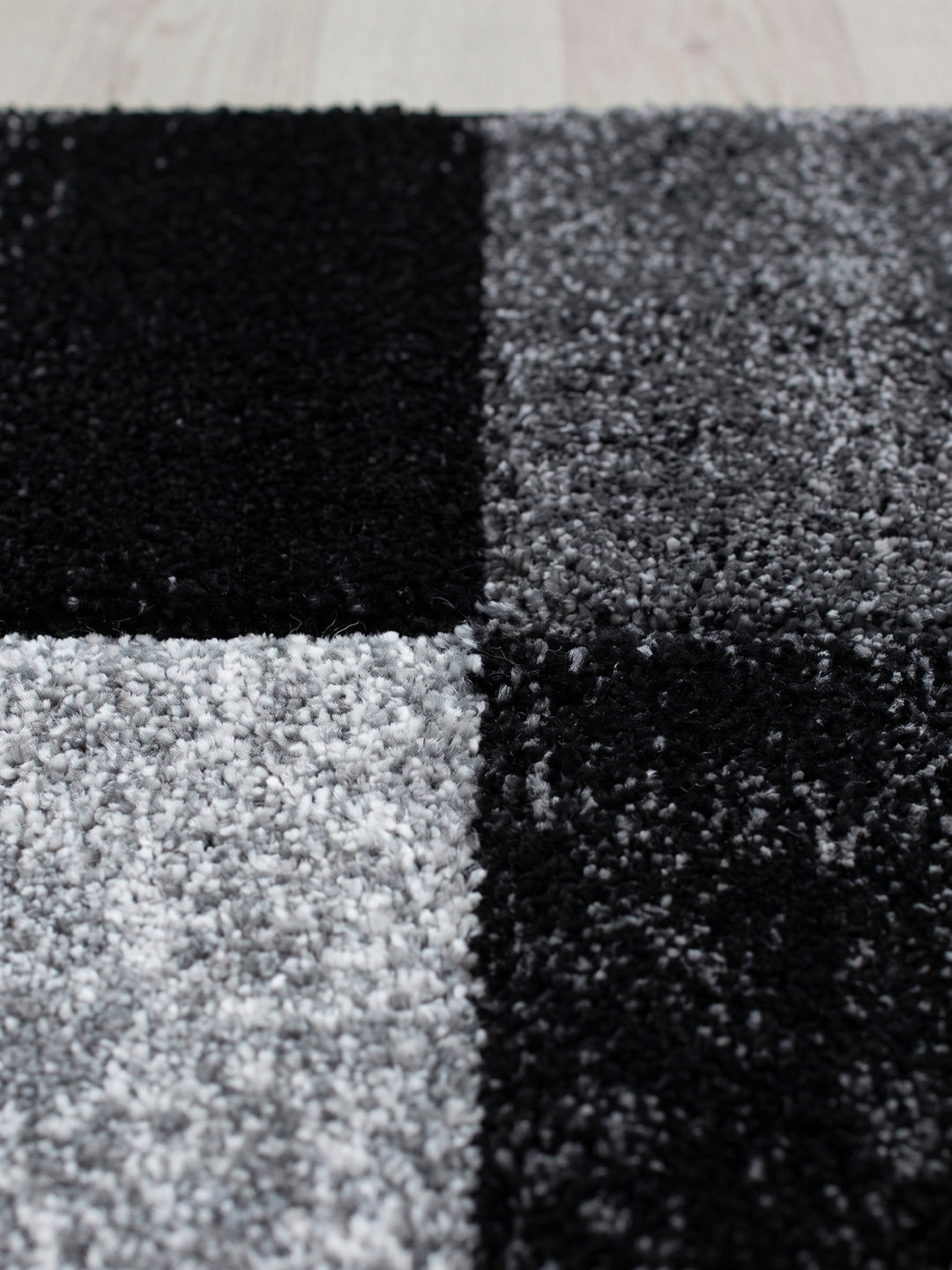 Teppich Black Läufer Farbdetail Muster_