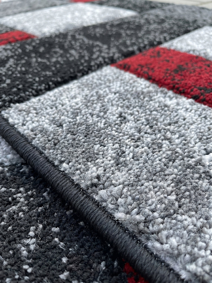 Teppich Red Läufer Farbdetail Muster_