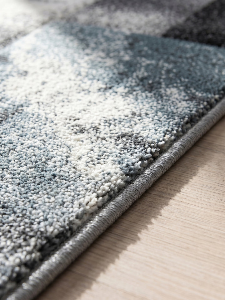 Teppich Blue Läufer Florhöhe Profil_