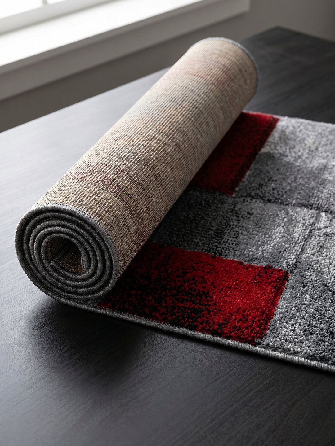 Teppich Red Läufer Wohnaccessoire Deko_
