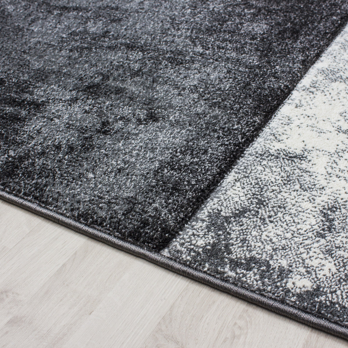 Kurzflor-Teppich Mosaik-Karo – Waschbar | Patchwork-Optik | 246k Noppen pro m² für Langlebigkeit – Ansicht 25