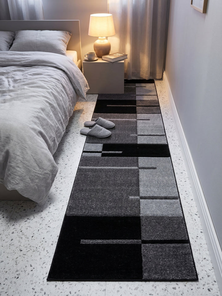 Teppich Grey Läufer Wohnidee gemütlich_