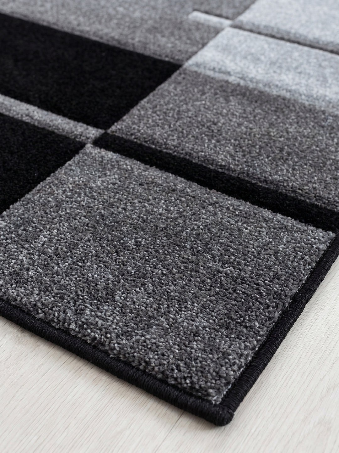 Teppich Grey Läufer Farbdetail Muster_