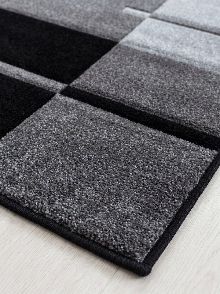 Teppich Grey Läufer Farbdetail Muster_