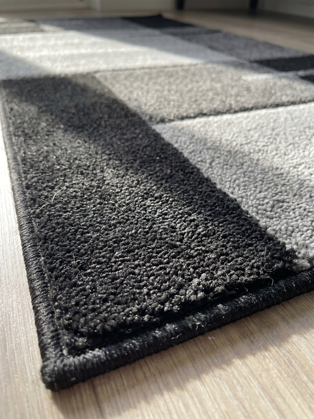 Teppich Grey Läufer Florhöhe Profil_