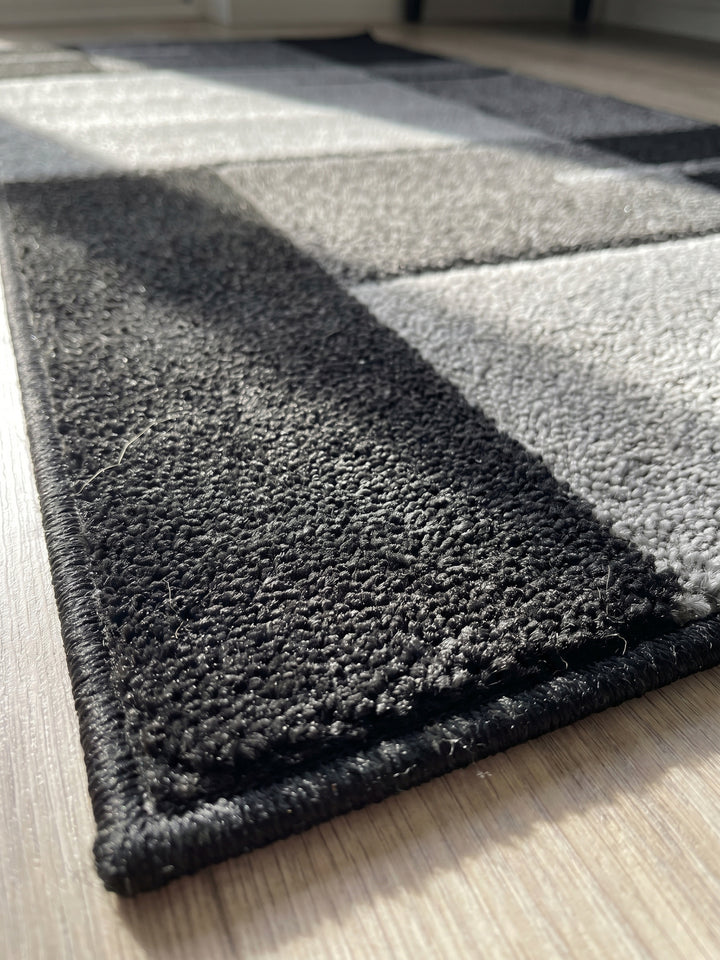 Teppich Grey Läufer Florhöhe Profil_