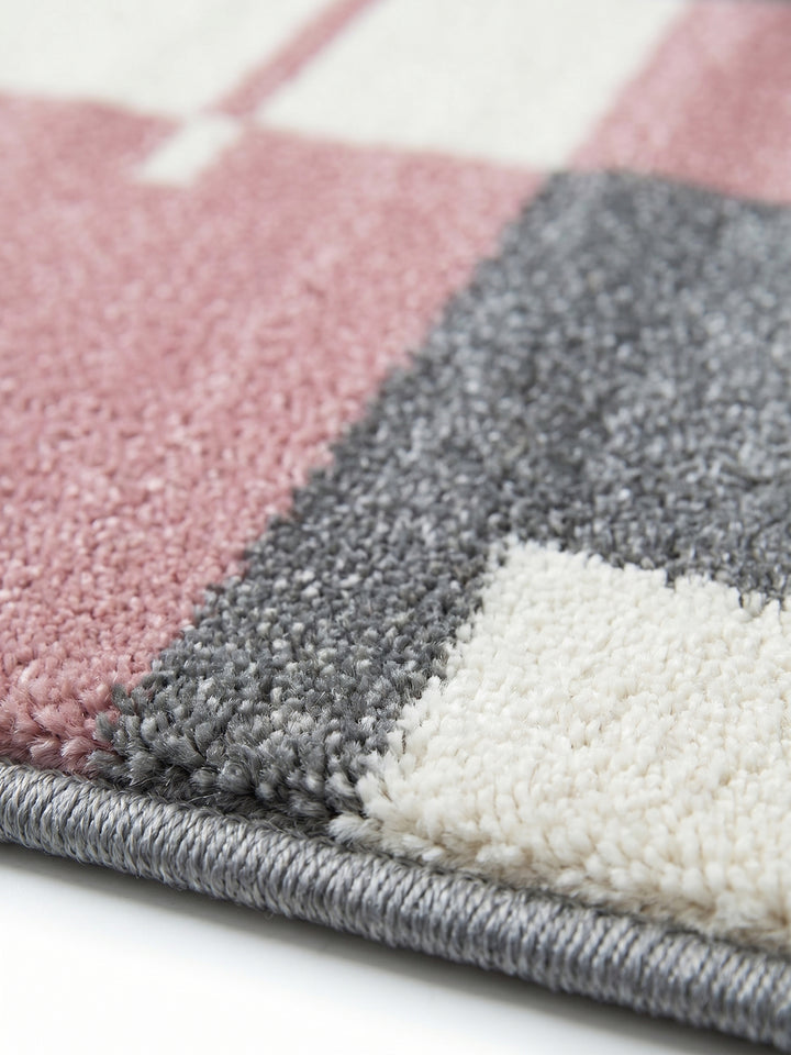 Teppich Pink Läufer Webstruktur Qualität_