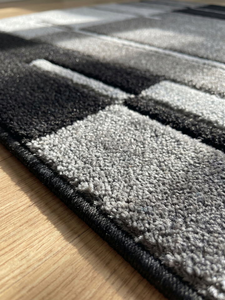 Teppich Grey rechteckig Florhöhe Profil_