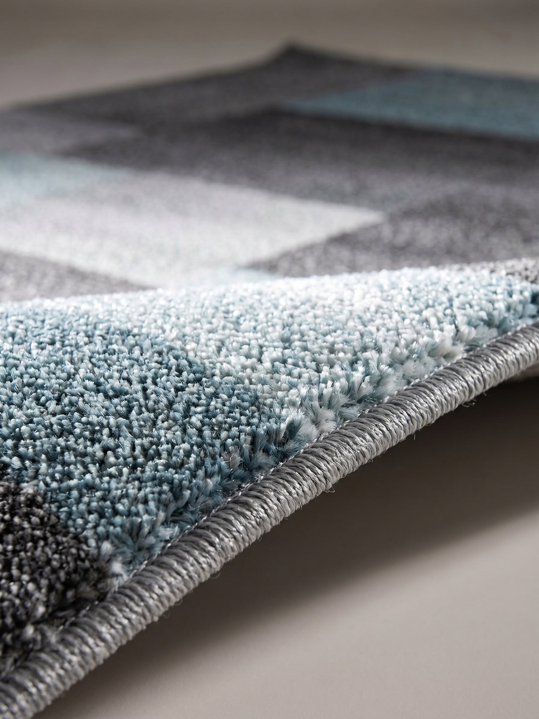 Teppich Blue Läufer Florhöhe Profil_