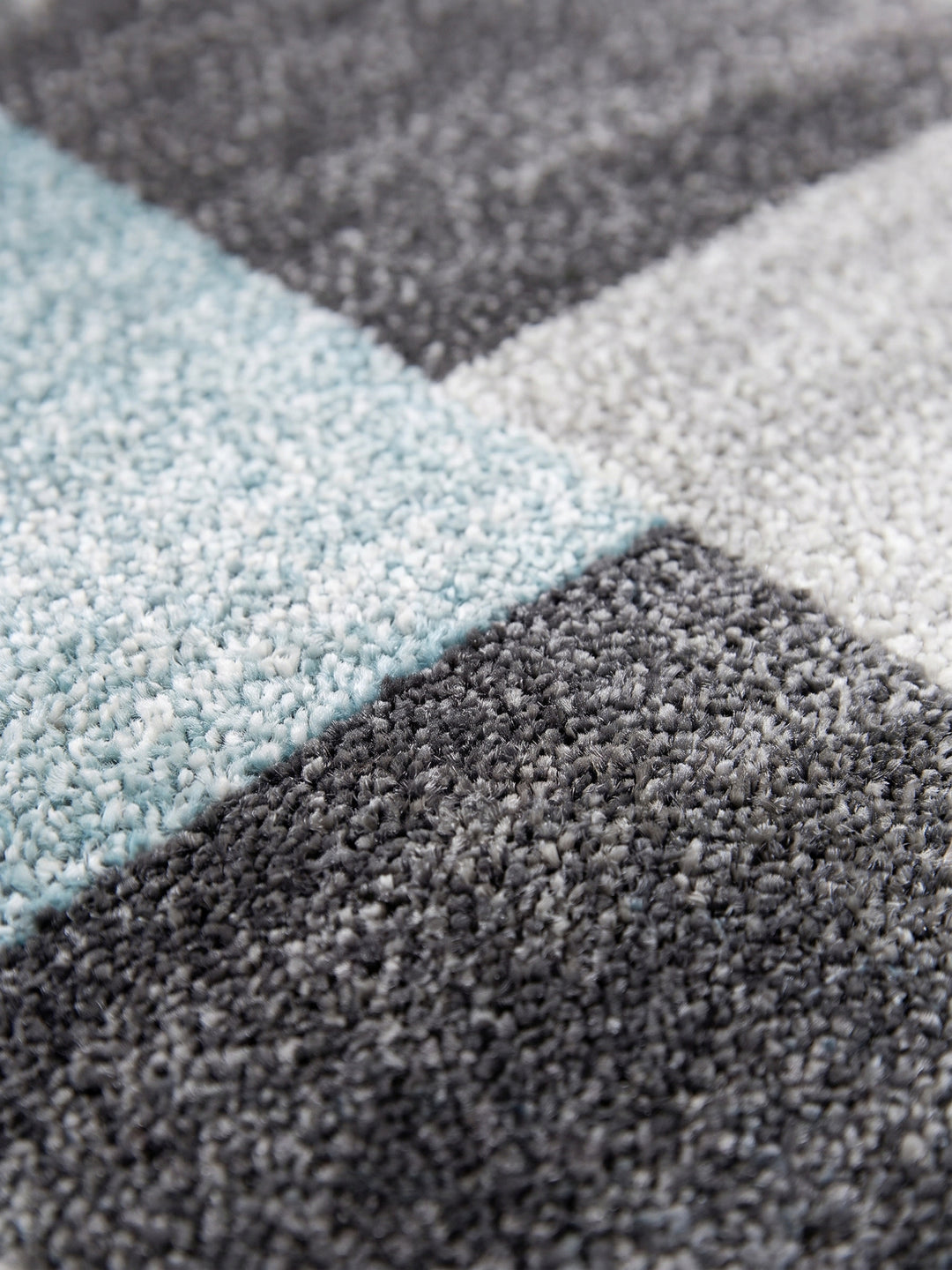 Teppich Blue Läufer Farbdetail Muster_