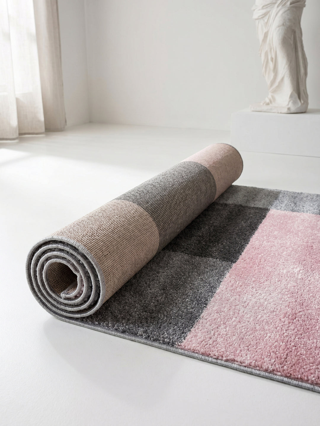 Teppich Pink Läufer Wohnaccessoire Deko_
