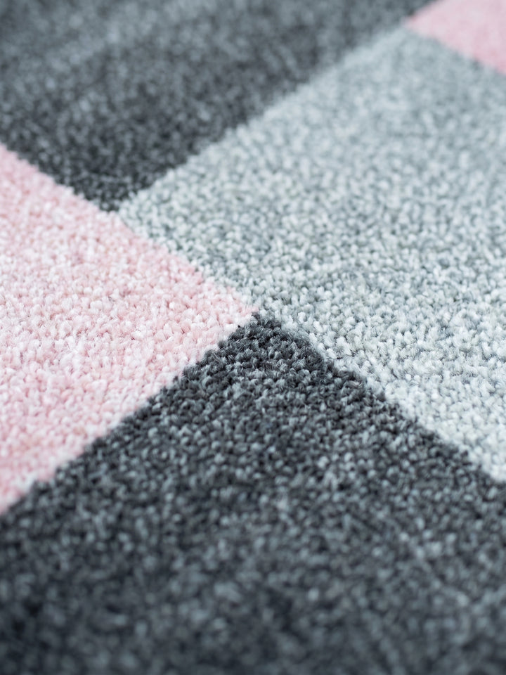 Teppich Pink Läufer Farbdetail Muster_