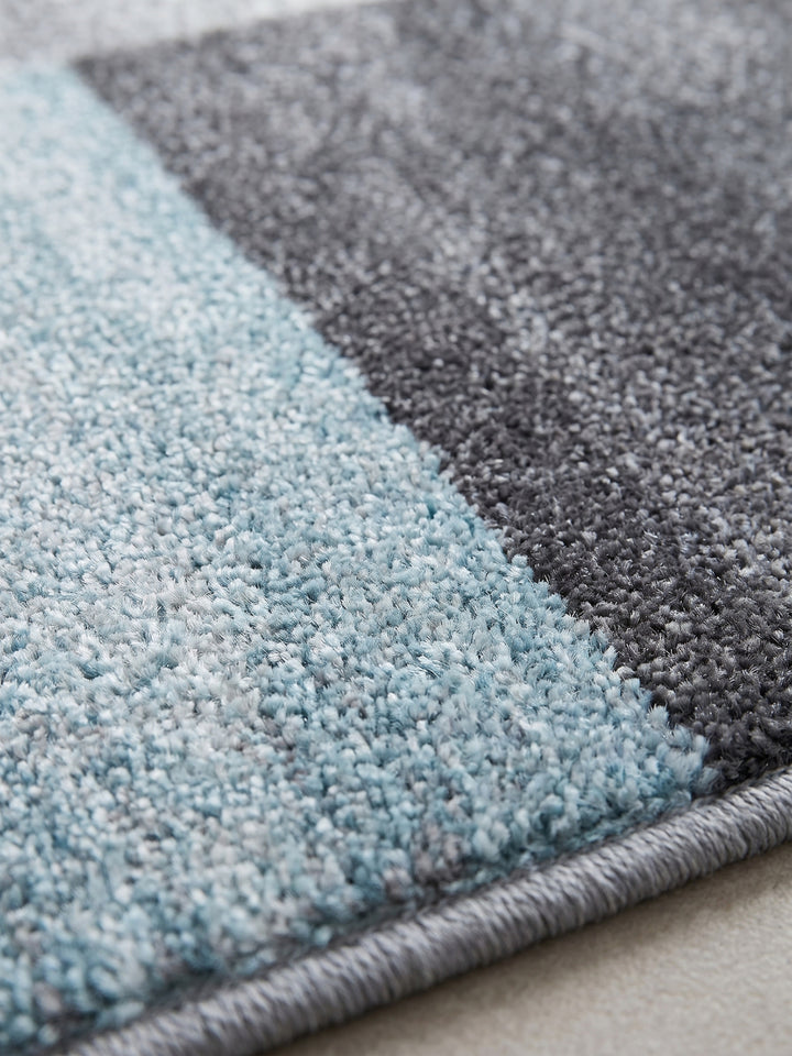 Teppich Blue rechteckig Farbdetail Muster_