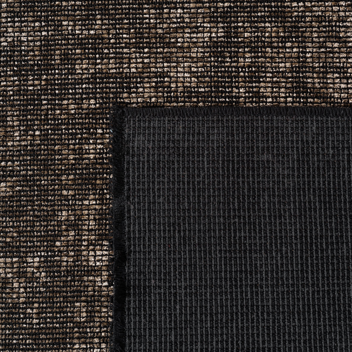 Teppich Kurzflor Unicolor Chenille Baumwolle Innen_Läufer_