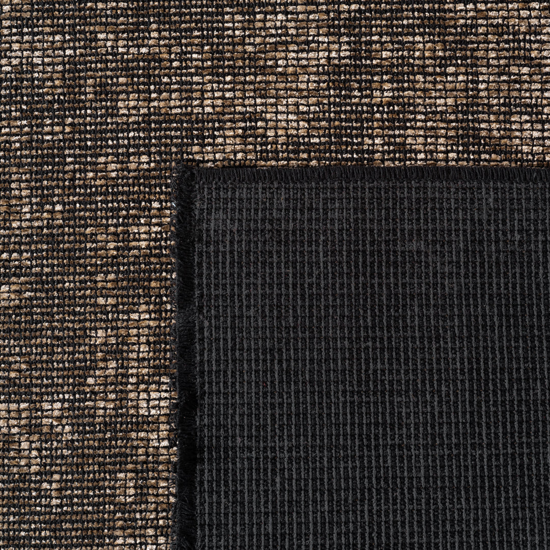Teppich Kurzflor Unicolor Chenille Baumwolle Innen_Läufer_