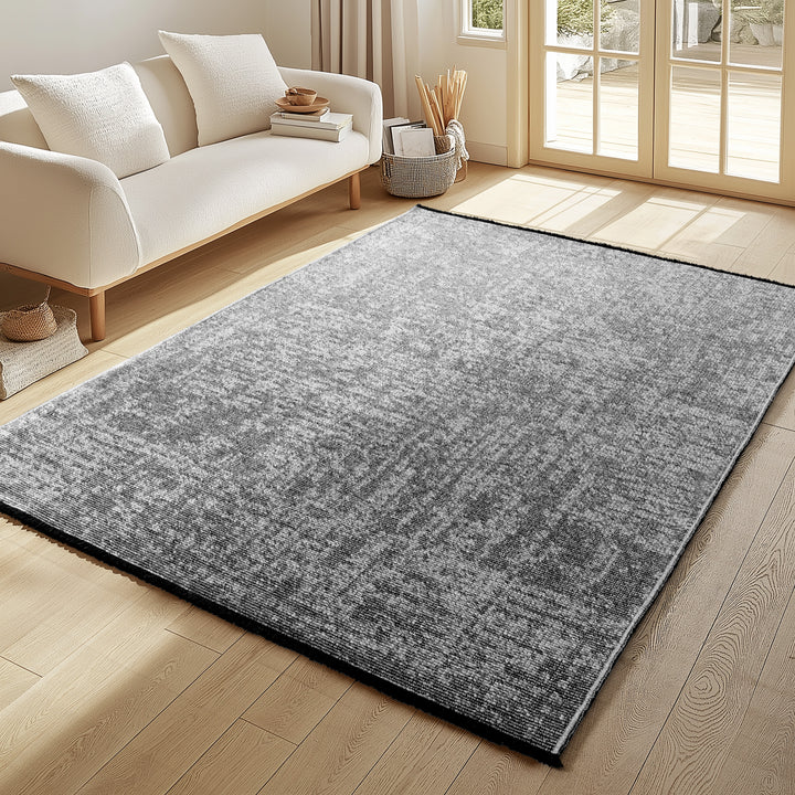 Teppich Kurzflor Unicolor Chenille Baumwolle Innen_Rechteckig_