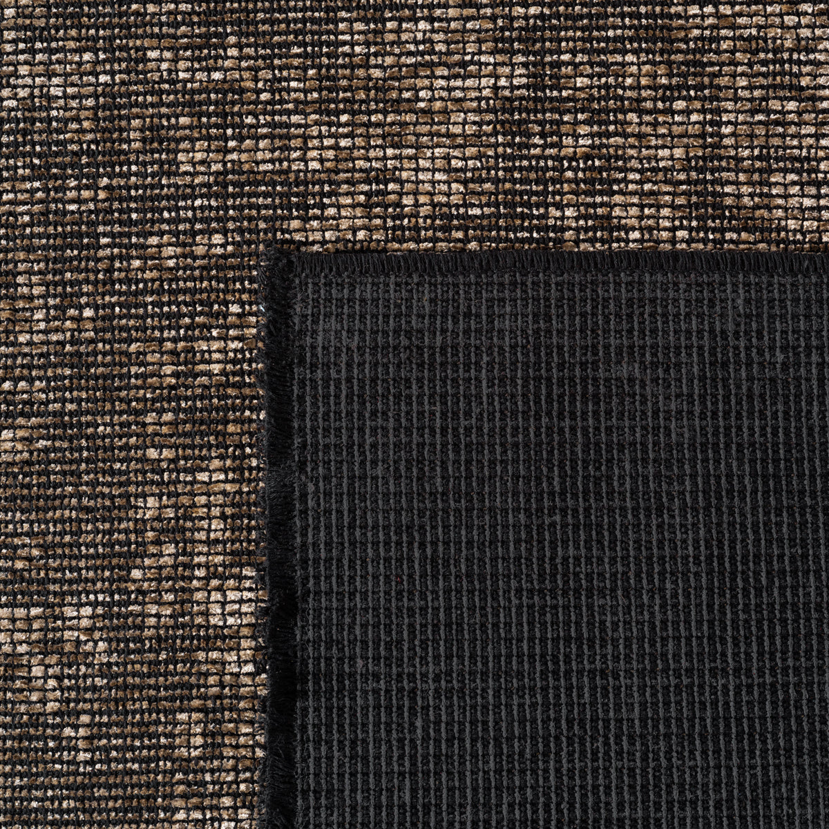 Teppich Kurzflor Unicolor Chenille Baumwolle Innen Läufer