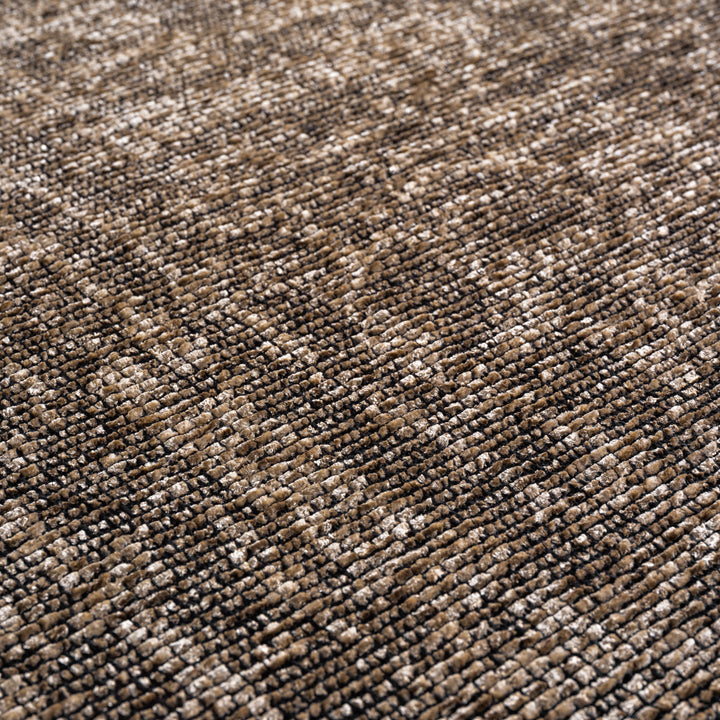 Teppich Kurzflor Unicolor Chenille Baumwolle Innen_Beige_Läufer_