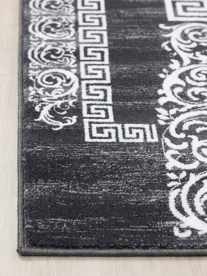 Teppich Grey Läufer Farbdetail Muster_
