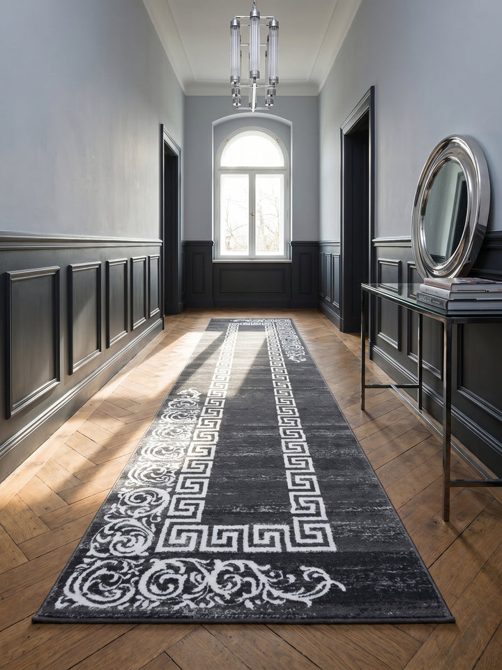 Teppich Grey Läufer im Wohnzimmer Einrichtungsidee_