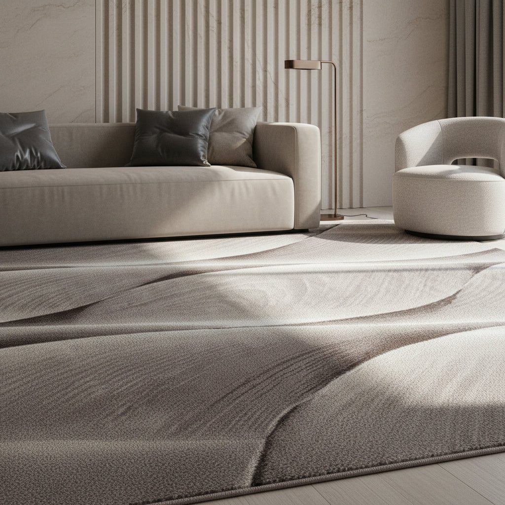 Teppich Kurzflor Ombre Polypropylen Wohnzimmer_Läufer_