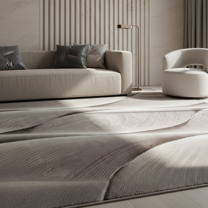 Teppich Kurzflor Ombre Polypropylen Wohnzimmer_Läufer_