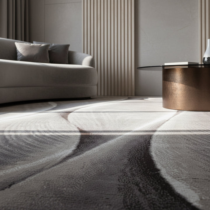 Teppich Kurzflor Ombre Polypropylen Wohnzimmer_Läufer_