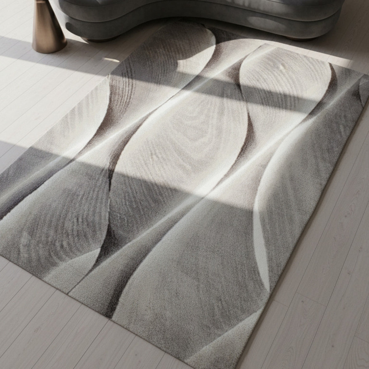 Teppich Kurzflor Ombre Polypropylen Wohnzimmer_Läufer_
