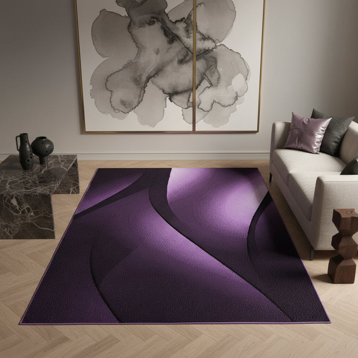 Teppich Kurzflor Ombre-Verlauf Polypropylen Wohnzimmer_Läufer_