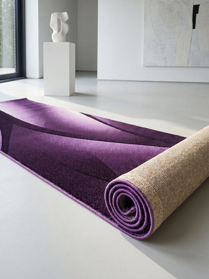 Teppich Lila Läufer Wohnaccessoire Deko_