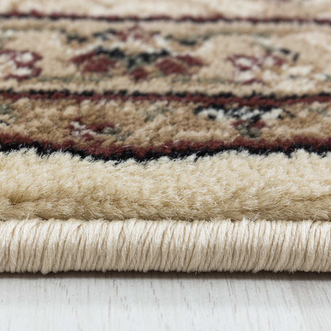 Teppich Kurzflor Orientalisch Muster Polypropylen Gewebt_Läufer_