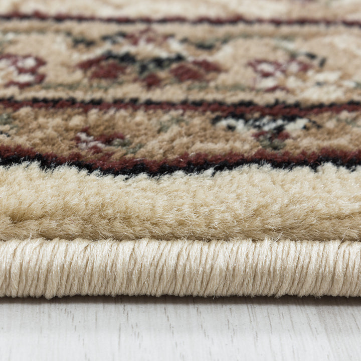 Teppich Kurzflor Orientalisch Muster Polypropylen Gewebt_Läufer_