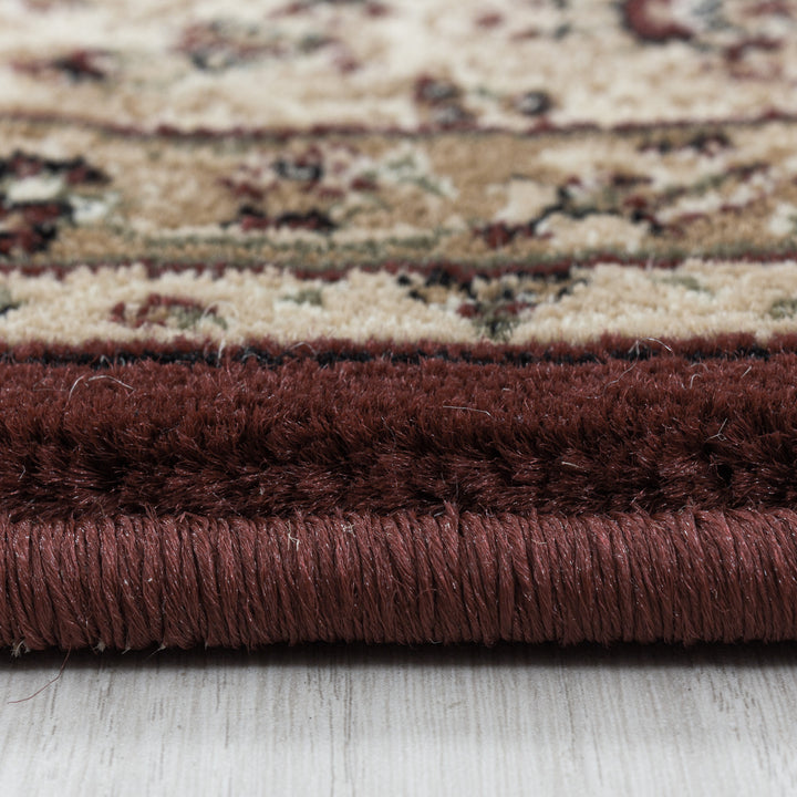 Teppich Kurzflor Orientalisch Muster Polypropylen Gewebt_Läufer_